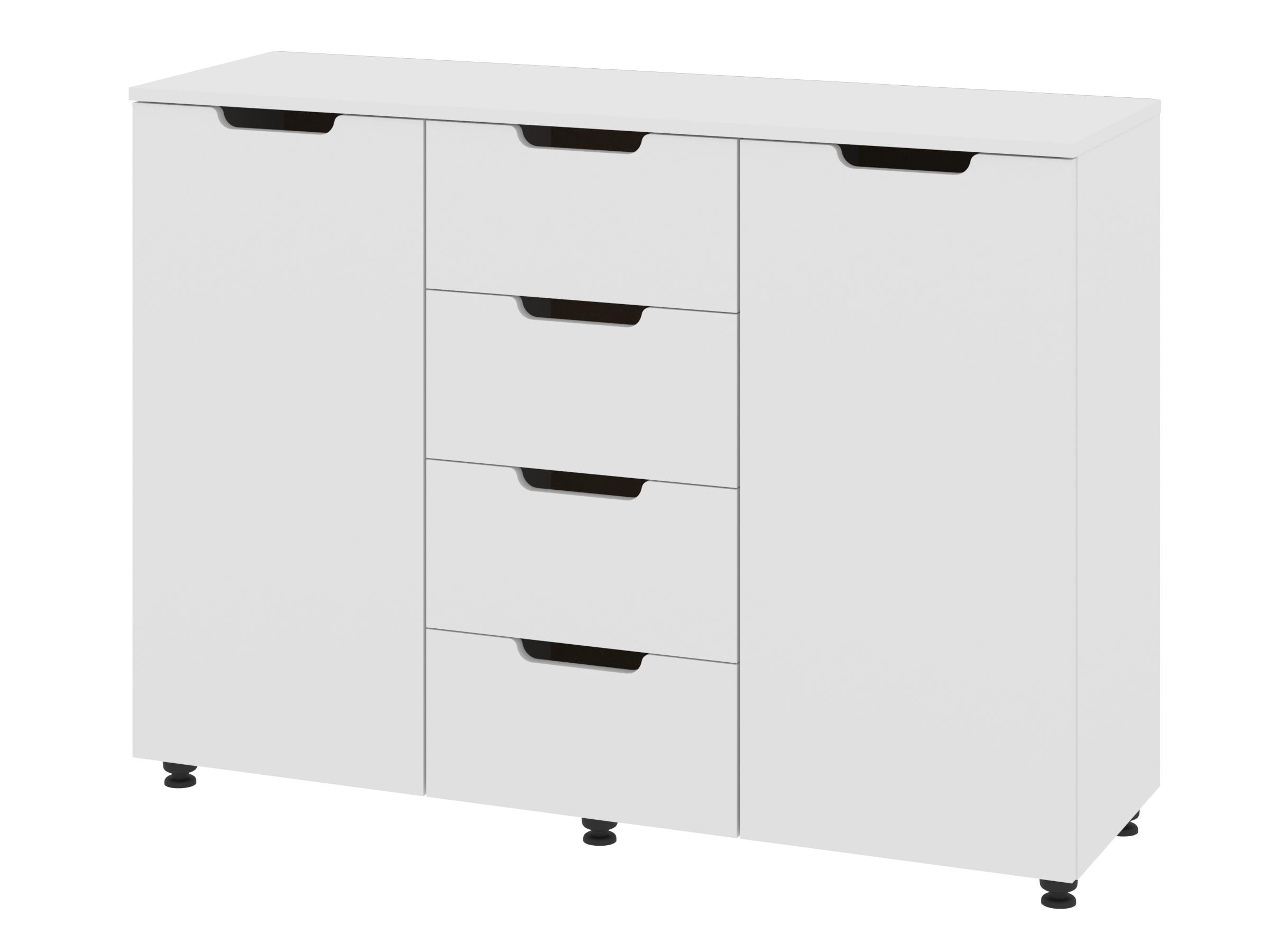 Комод с ящиками PEHOTIN ЭКО К-4+2 ДСП 120х38х87,5 см Белый (PN-100620) Комод с ящиками PEHOTIN ЭКО К-4+2 ДСП 120х38х87,5 см Белый (PN-100620)