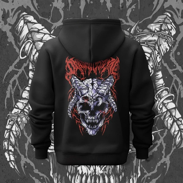 Худи для подростка мальчика с принтом Demon Skul 140 см (Anime11155)