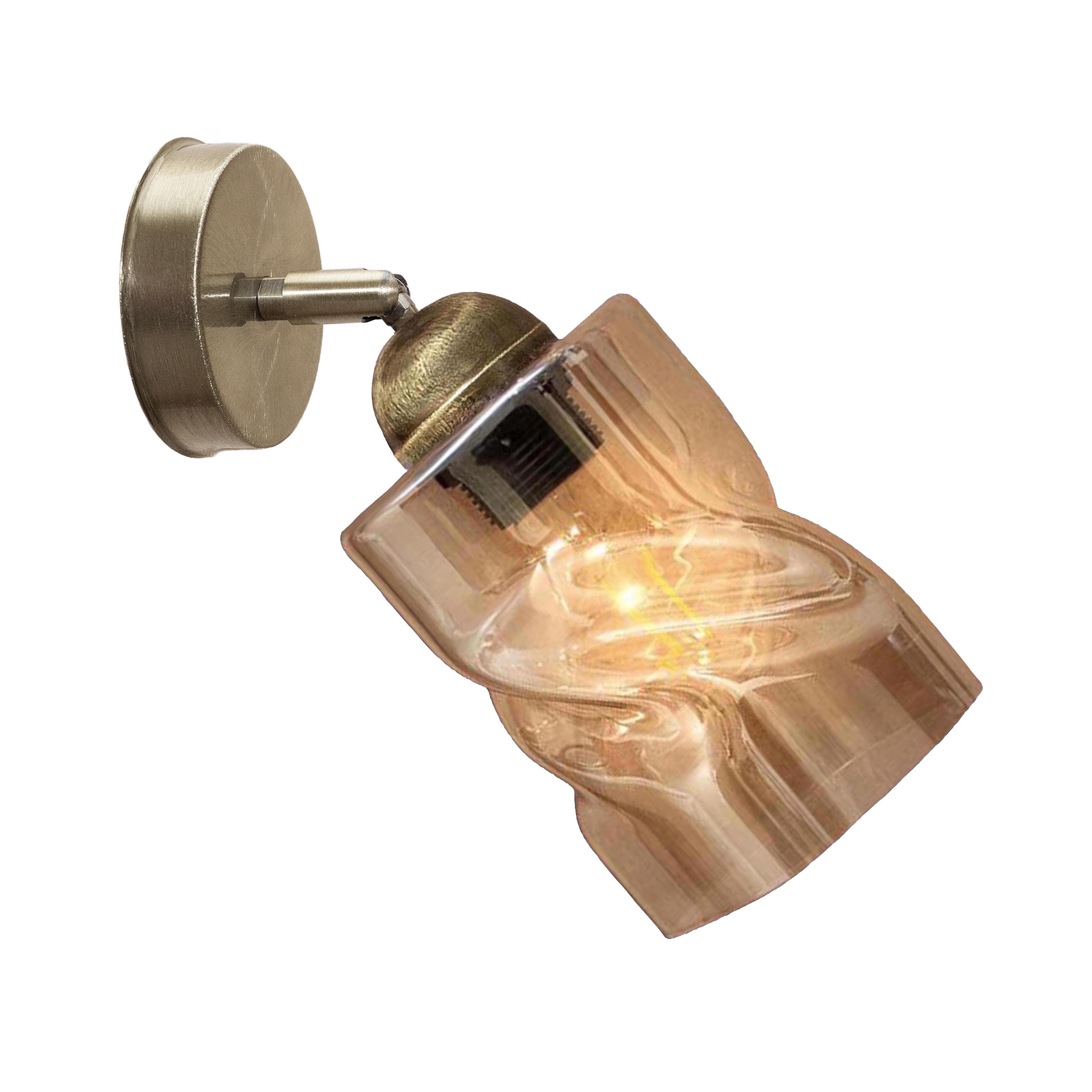 Светильник настенно-потолочный MSK ELECTRIC Tornado 202415-1 BN под одну лампу PL Бронзовый