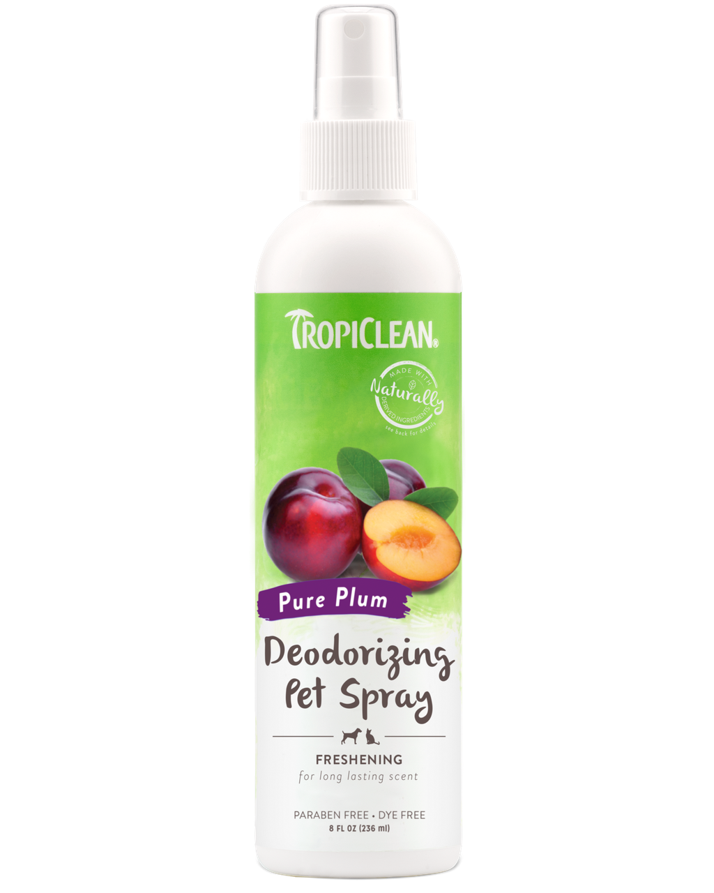 Спрей-духи Tropiclean Слива Deodorizing Pet Spray 236 мл (869127) Спрей-духи Tropiclean Слива Deodorizing Pet Spray 236 мл (869127)