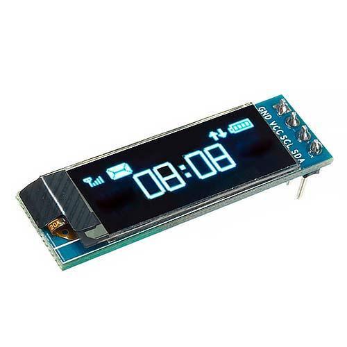 Модуль компактного графічного OLED-дисплею SSD1306 I2C для Arduino AVR STM32 (702) - фото 1