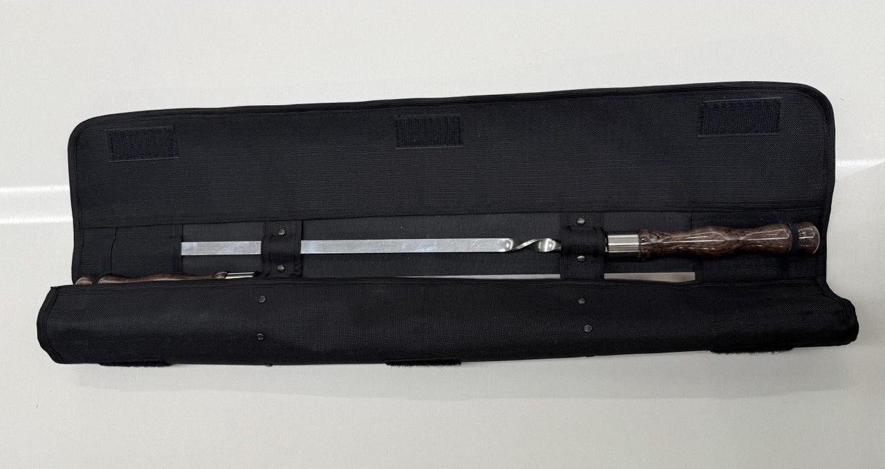 Набір шампурів із дерев’яною ручкою Smoke House 010 - фото 2 Набір шампурів із дерев’яною ручкою Smoke House 010 - фото 2