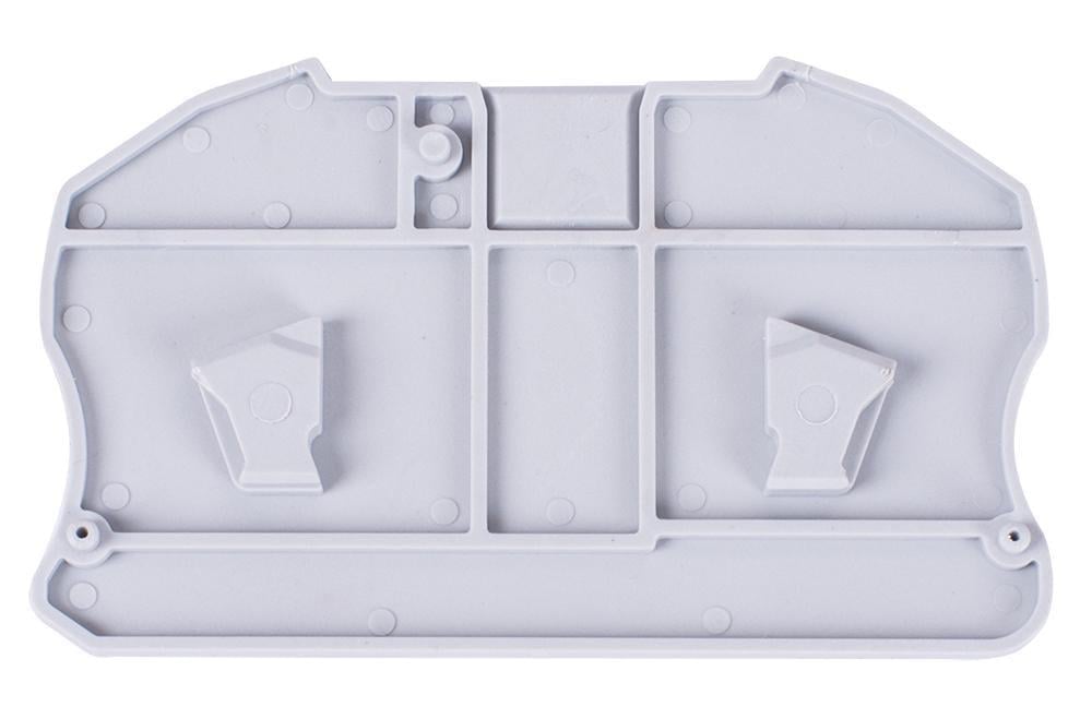 Пластина бічна для набірних клем E.NEXT e.tc.sep.spring.16 Cірий (s070027)