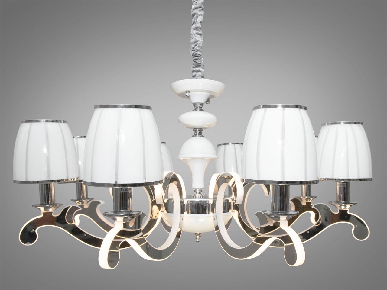 Люстра классическая со светящимися рожками 8316/8G 4100K (2437594621)