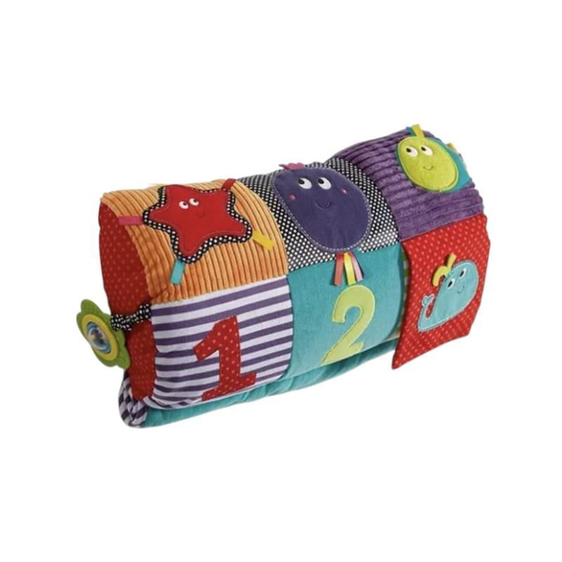 Развивающий коврик Baby Carpet с мягким валиком 75х42 см Зеленый (023-78)