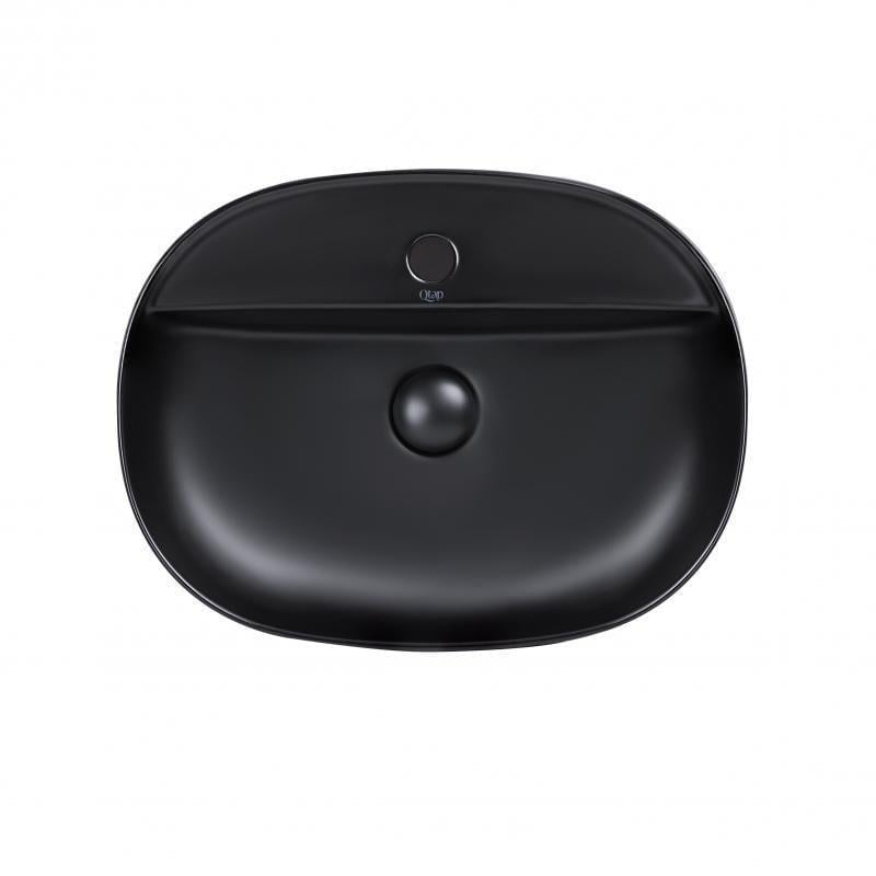 Раковина-чаша Q-tap Scorpio з донним клапаном Matt Black QT142202MBMB
