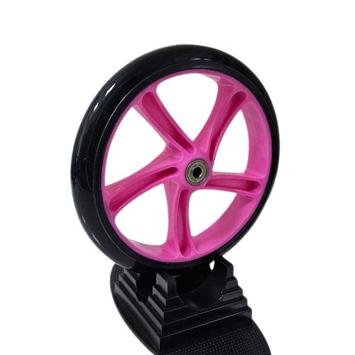 Колесо для самоката 200 мм PU с подшипниками abec-7 Розовый