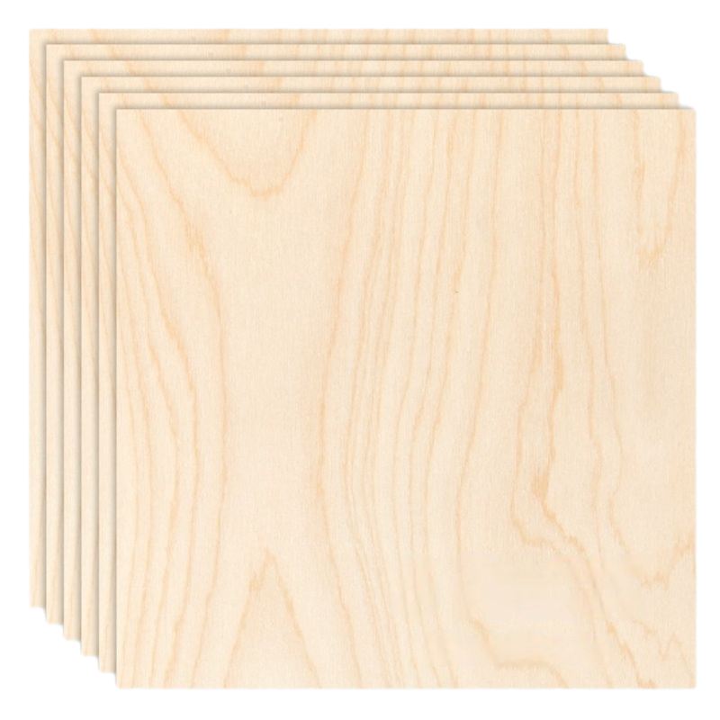 Фанера шлифованная Bambu Lab Birch из березы 300x300x3 мм 6 шт. (YA002)