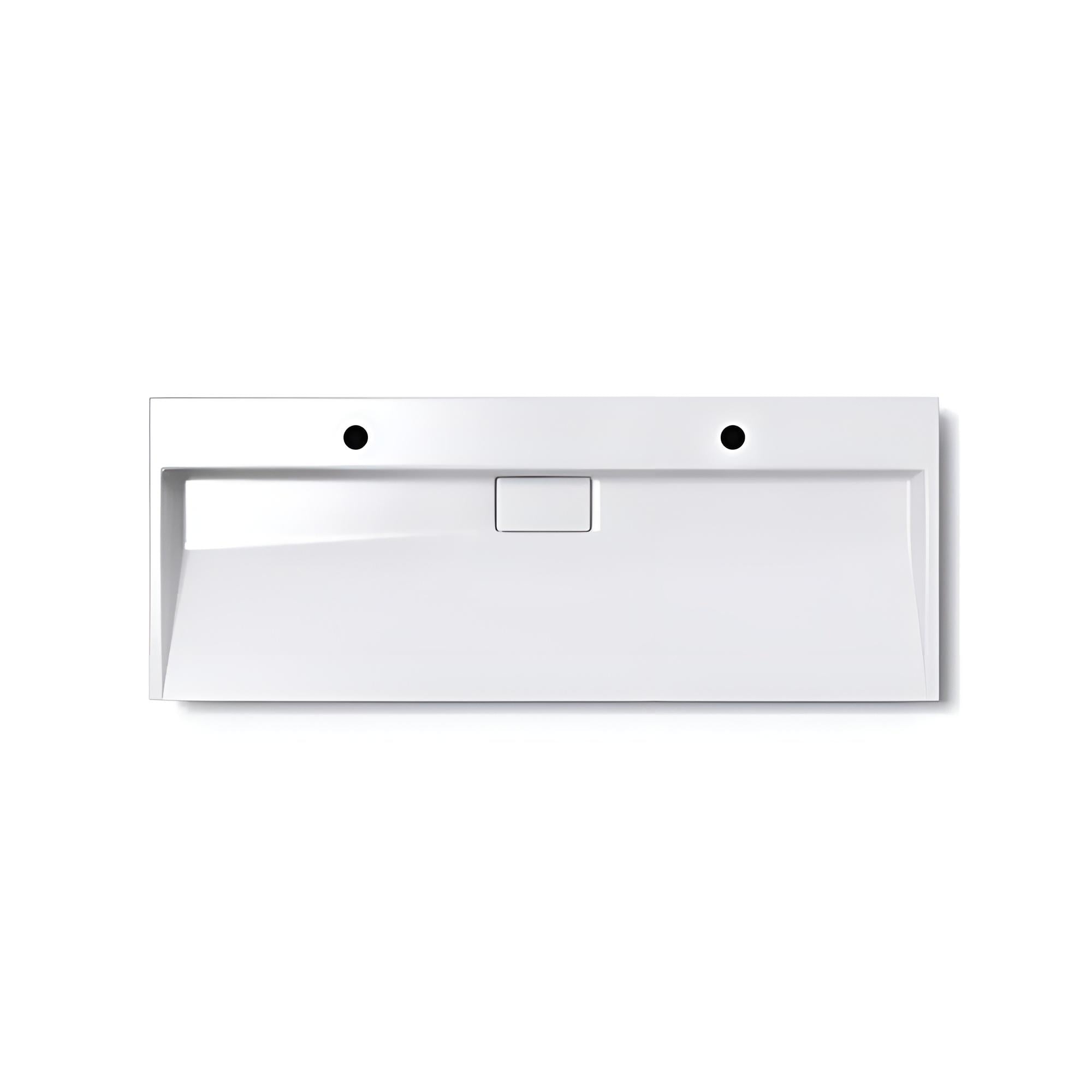 Умывальник подвесной VBI Este 1200x460 2/O прямоугольный, белый (VBI-019927)