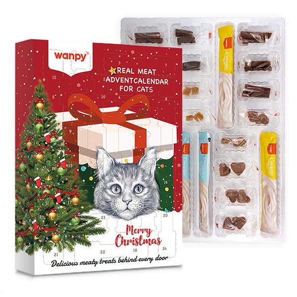 Набор лакомств для котов Wanpy Advent Calendar For Cats Адвент календарь для котов (M-04)
