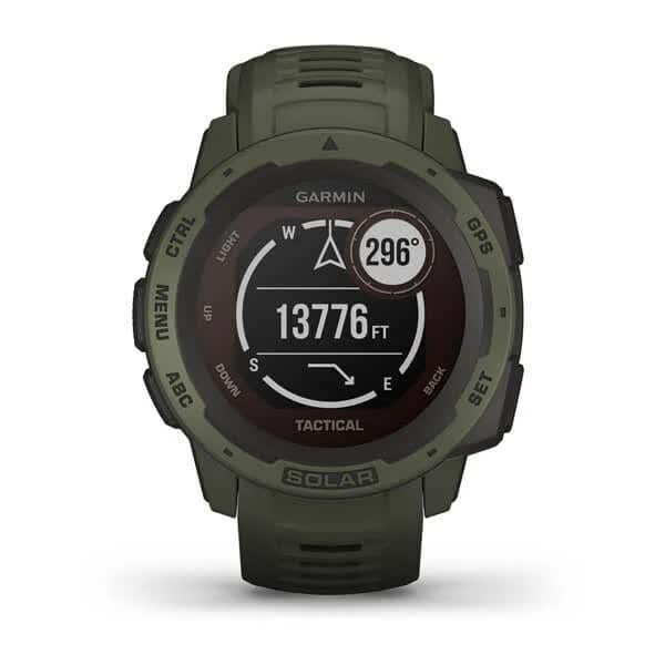 Смарт-часы армейские Garmin Instinct Solar Tactical Edition Moss (010-02293-04) - фото 6