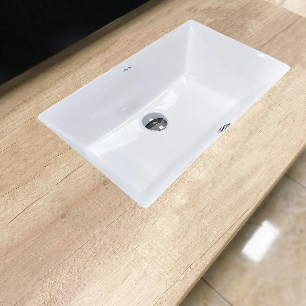 Раковина врізна VBI Sorrento прямокутна 345x530 мм Білий (RM-VBI-018037)