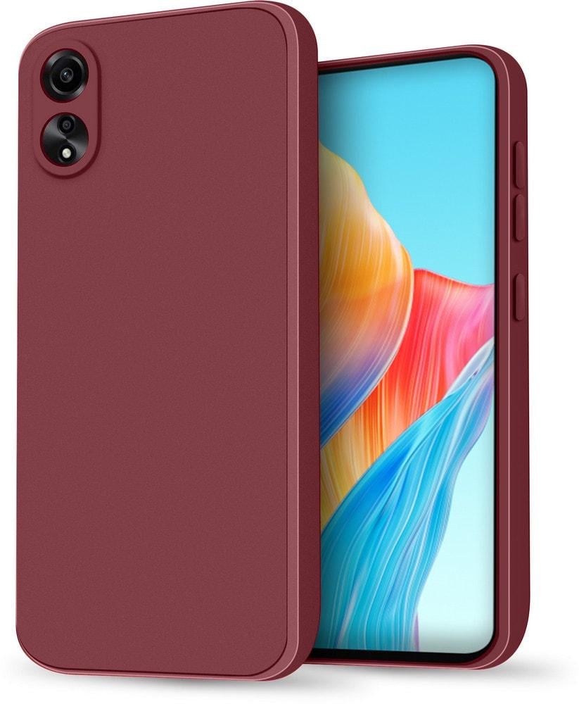 Силіконовий чохол HardCorner OPPO A78 (з мікрофіброю) Wine (35400-42)
