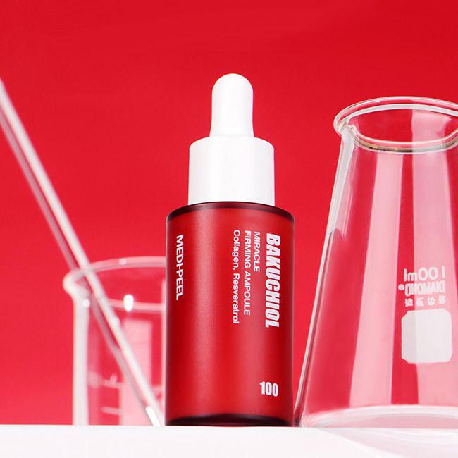 Сироватка зміцнююча з бакучиолом MEDI-PEEL Bakuchiol Miracle Firming Ampoule для еластичності шкіри 30 мл - фото 3 Сироватка зміцнююча з бакучиолом MEDI-PEEL Bakuchiol Miracle Firming Ampoule для еластичності шкіри 30 мл - фото 3
