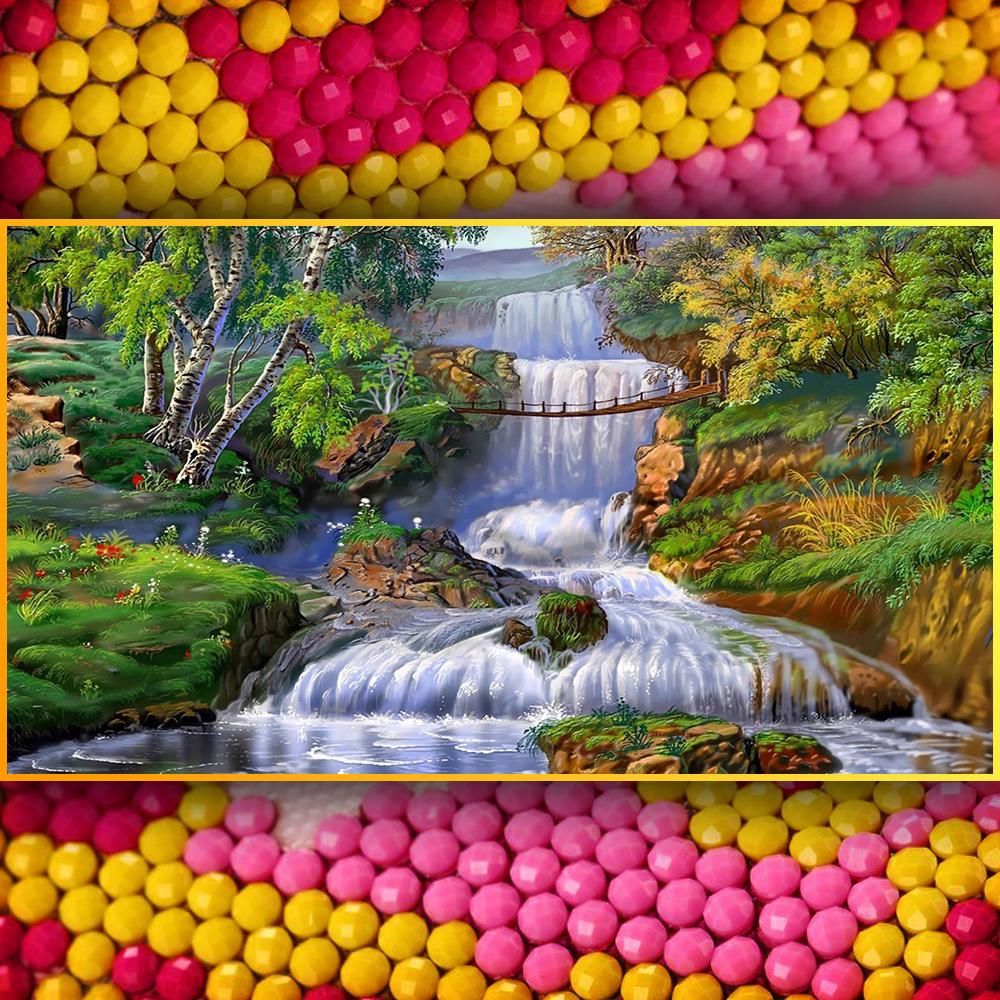 Алмазная Мозаика Emerald Craft Буйный водопад 30x40 см (24890)