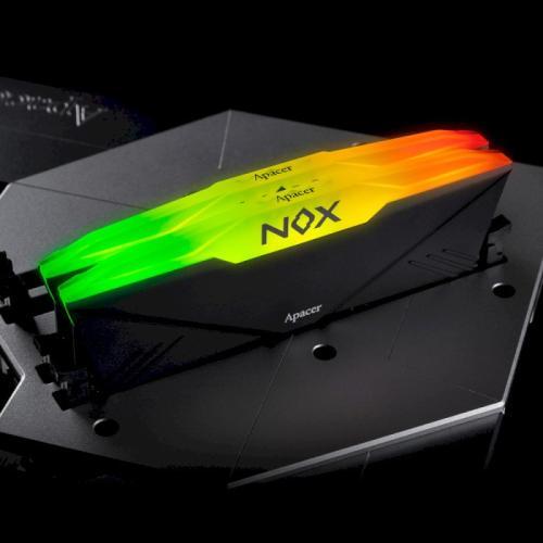 Память 8 Gb x2/16Gb Kit DDR4/3200 MHz/Apacer NOX RGB, Black (AH4U16G32C28YNBAA-2) - фото 6 Память 8 Gb x2/16Gb Kit DDR4/3200 MHz/Apacer NOX RGB, Black (AH4U16G32C28YNBAA-2) - фото 6