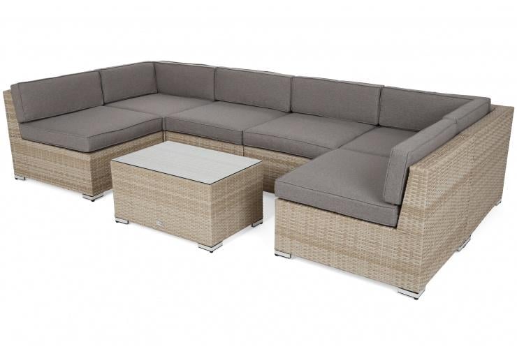 Угловой диван Kansas Maxi технораттан Home & Garden (654233)