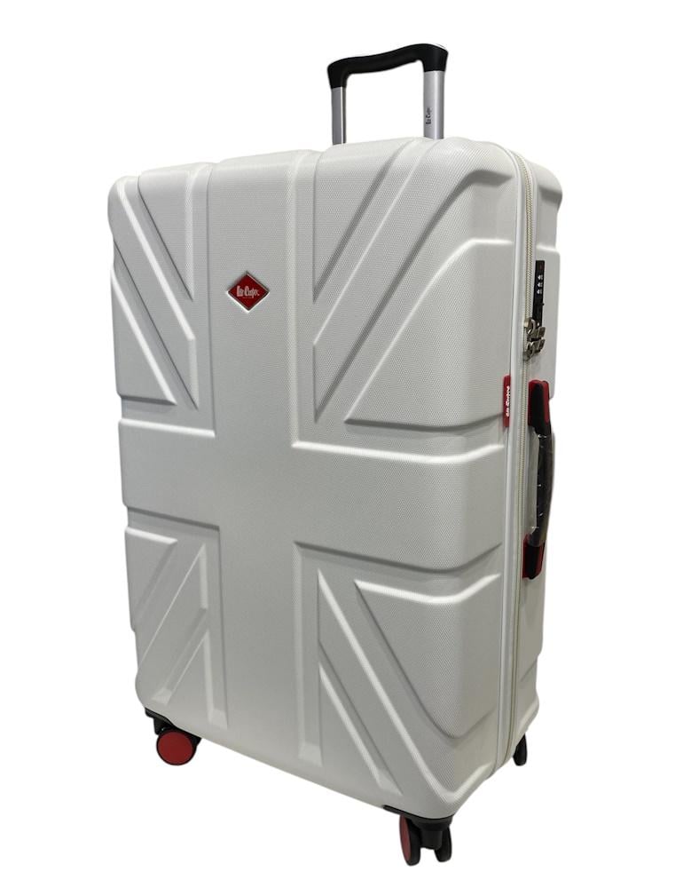 Чемодан дорожный большой Lee Cooper 31103 Поликарбонат/ABS-пластик L Белый