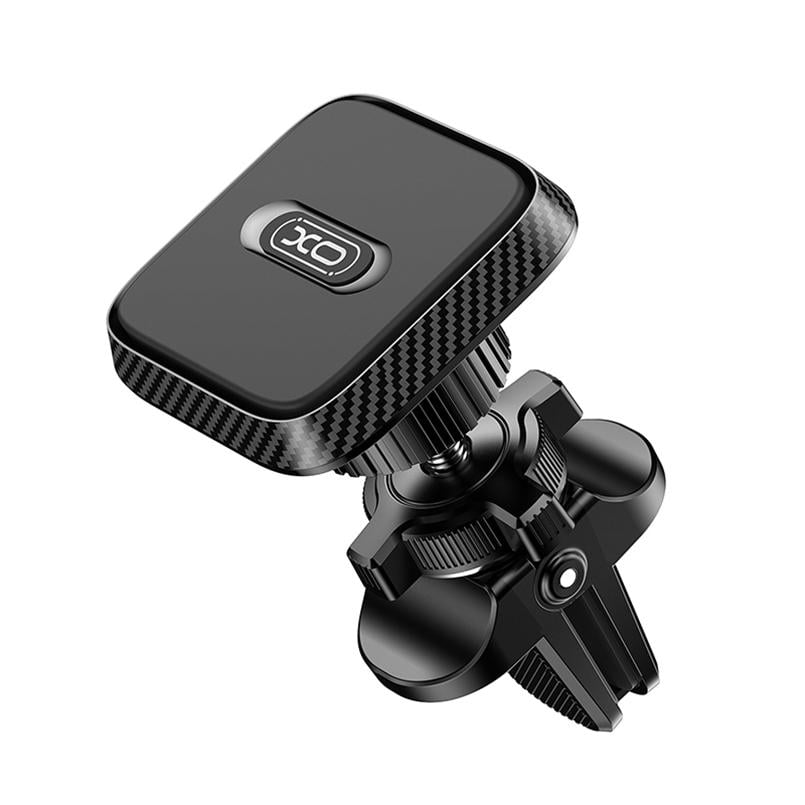 Держатель автомобильный XO C123 Air Outlet Square Magnetic Bracket Черный (XO-C123)