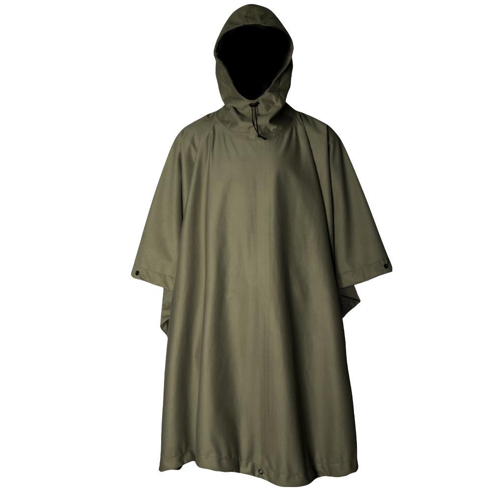 Дождевик-пончо Raincoat водонепроницаемый One Size Khaki - фото 1