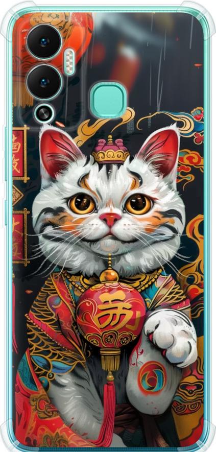 Чехол на Infinix Hot 12 Play China Cat v2 (6135sp-2759-42517)