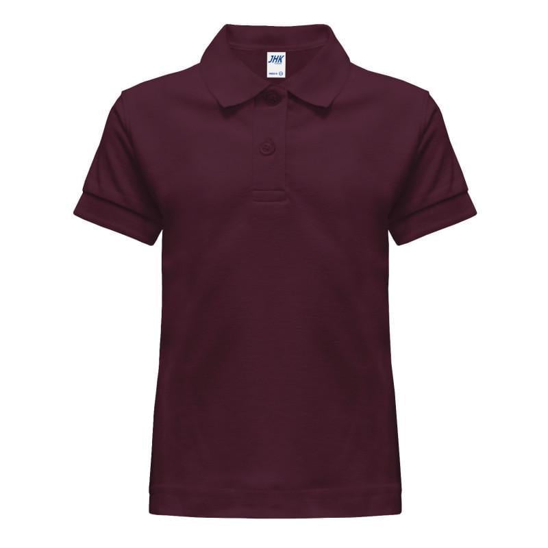 Поло детское JHK KID POLO 12/14 Бордовый (BU)