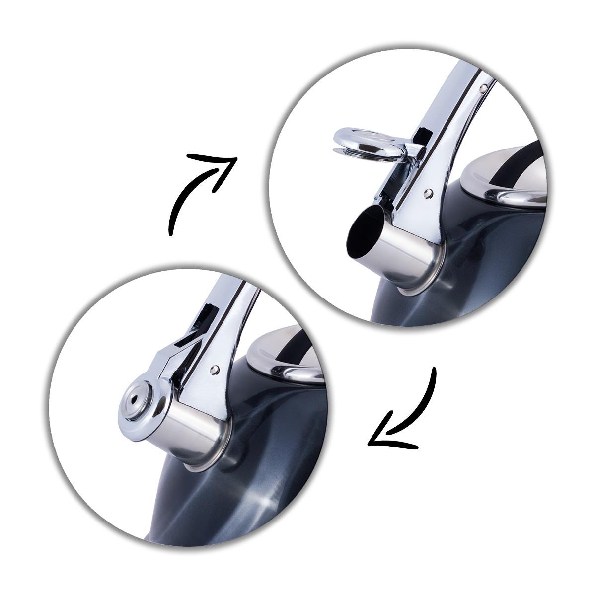 Чайник Kamille 3 л из нержавеющей стали Серый KM-0690NSR - фото 8 Чайник Kamille 3 л из нержавеющей стали Серый KM-0690NSR - фото 8