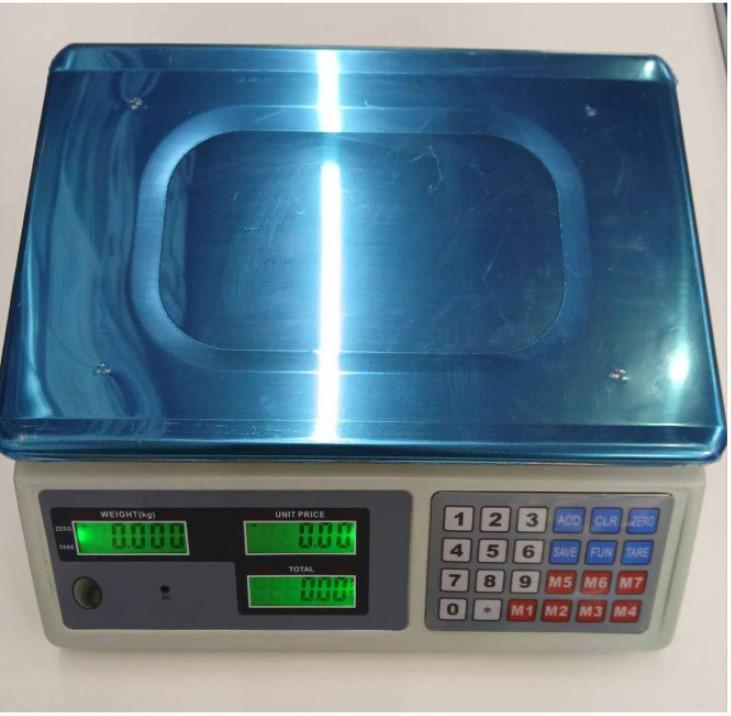 Торгові ваги MAG-50kg з LED-дисплеєм і металевою платформою (2104618633) - фото 2