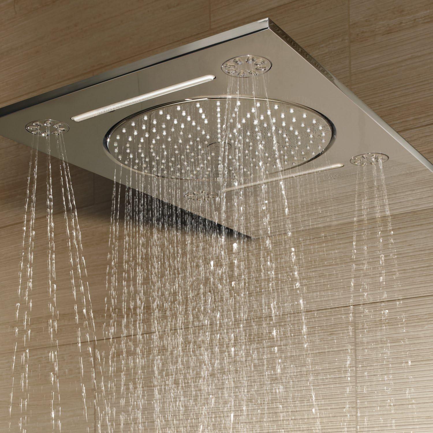 Душ верхний с кронштейном Grohe Rainshower F-Series 15" 27938001 381 мм Хром (150766) - фото 4