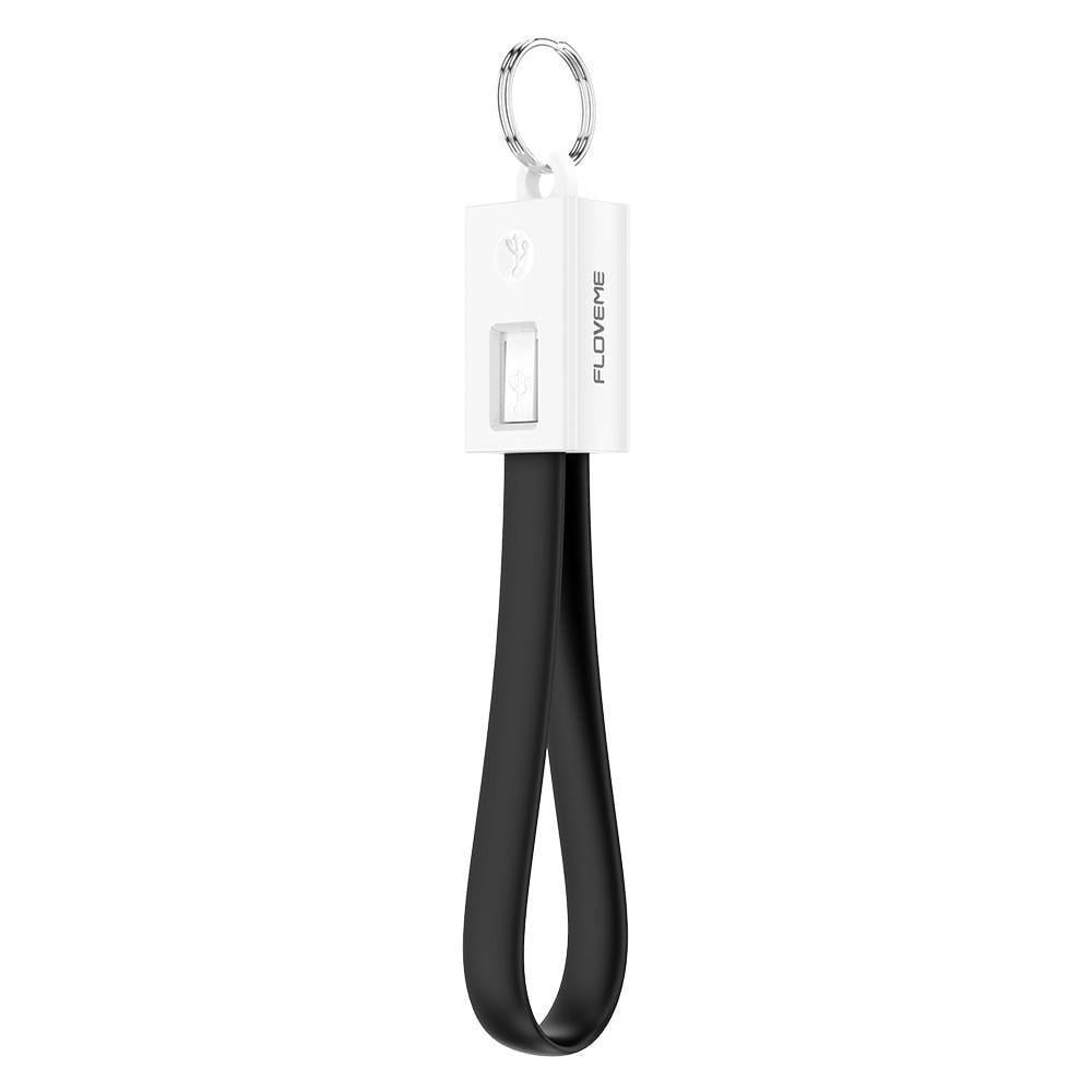 Кабель-брелок силиконовый Floveme micro USB Черный (1839120510) Кабель-брелок силиконовый Floveme micro USB Черный (1839120510)