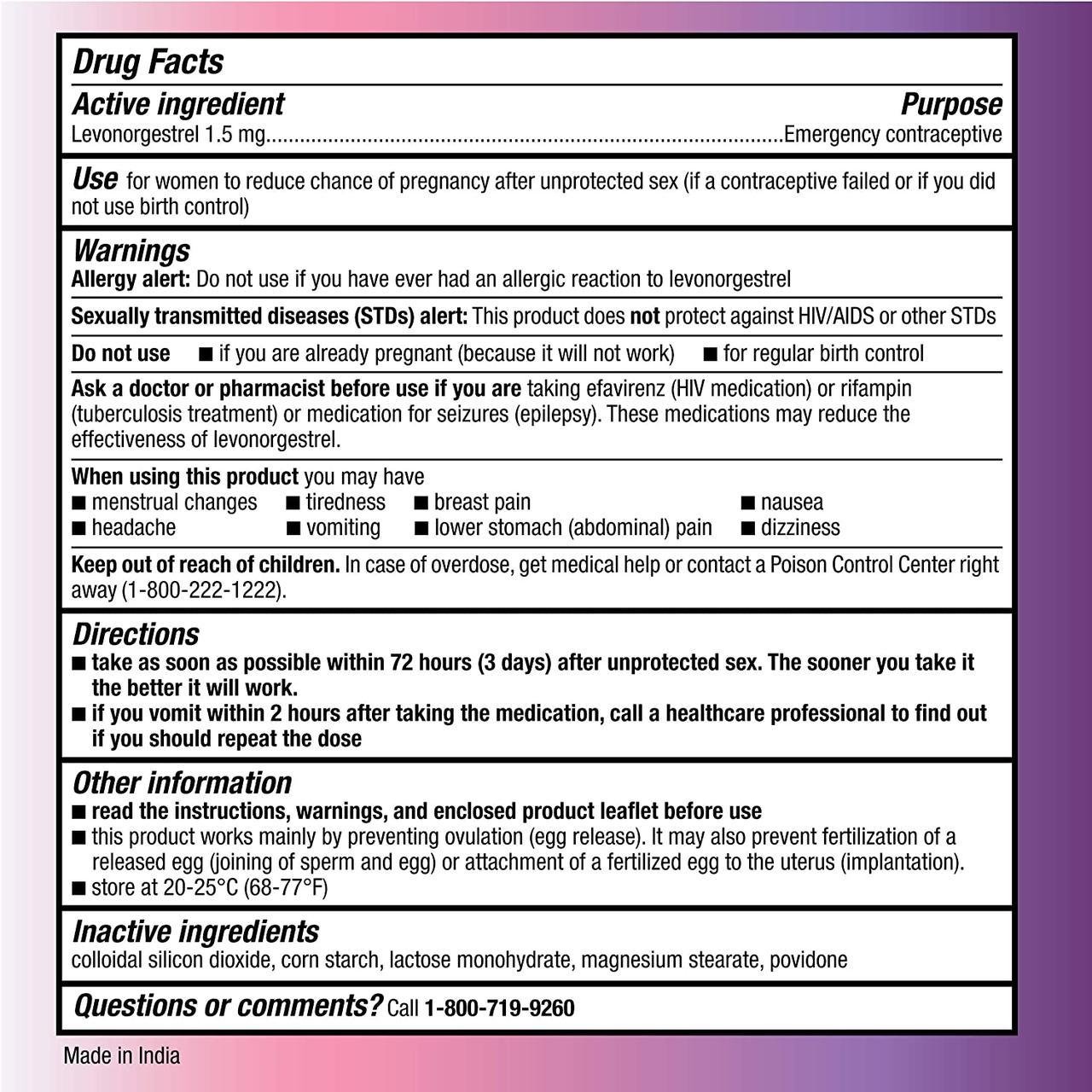 Таблетки для экстренной контрацепции - фото 3 Таблетки для экстренной контрацепции - фото 3