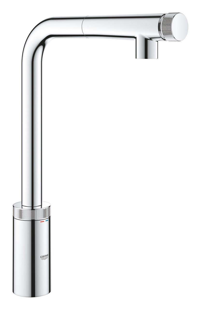Смеситель для кухни Grohe Eurosmart New с выдвижным изливом (31613000)