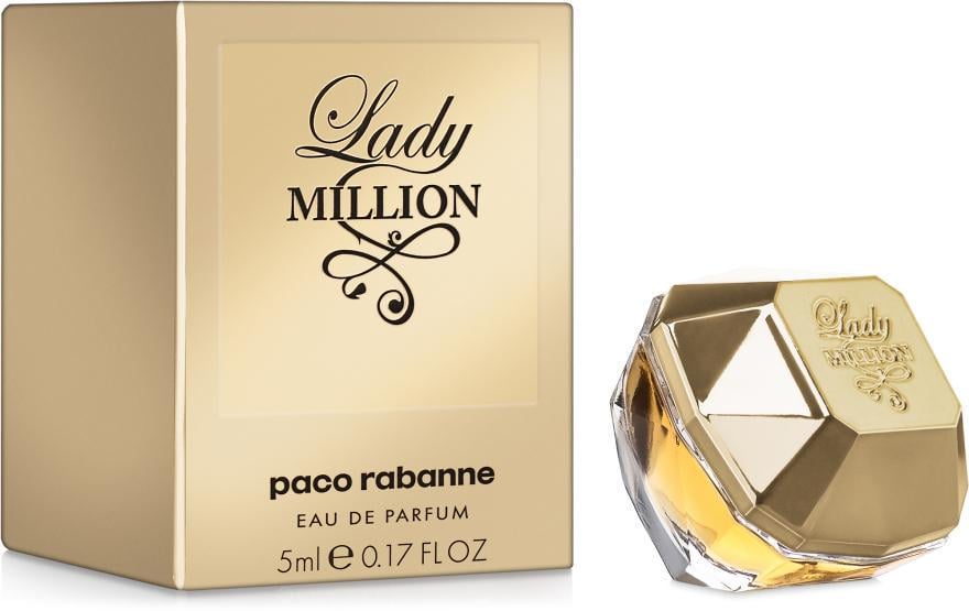 Парфумована вода для жінок Paco Rabanne Lady Million 5 мл мініатюра (399789)