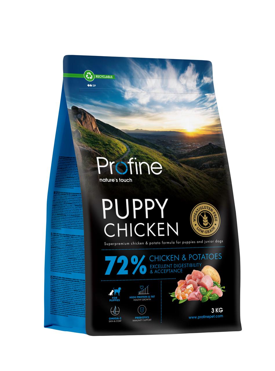 Сухий корм для цуценят всіх порід Profine Puppy Chicken 3 кг курка - фото 1