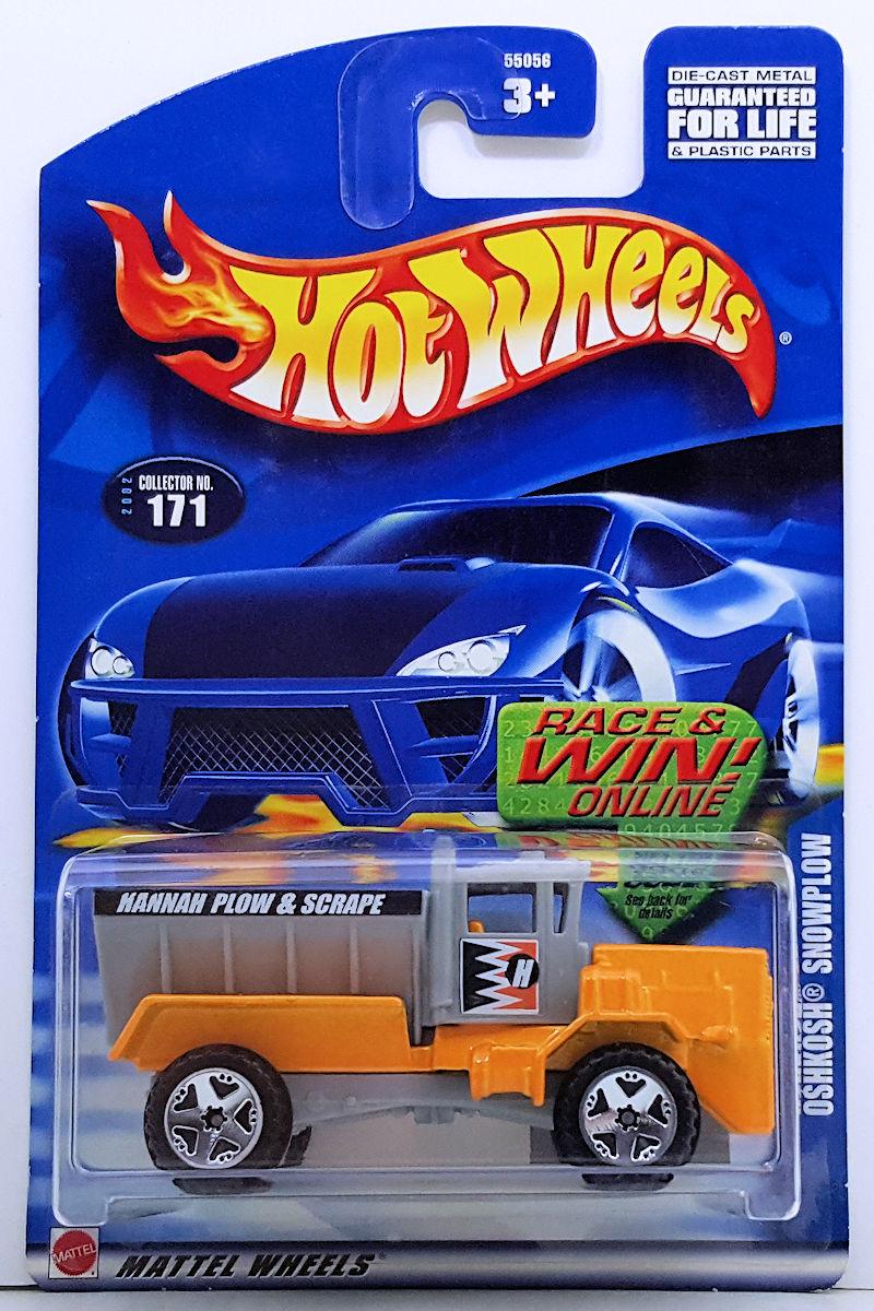 Игрушечная машинка Hot Wheels Oshkosh Snowplow 2002 №171 (55056)