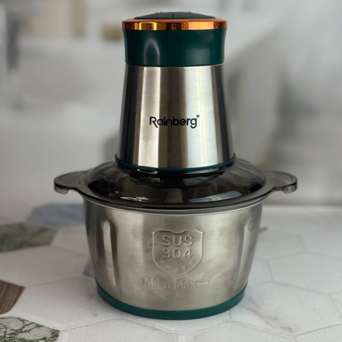 Измельчитель кухонный электрический Rainberg RB-2202 1300 Вт с 4 лезвиями (ML-04344) Измельчитель кухонный электрический Rainberg RB-2202 1300 Вт с 4 лезвиями (ML-04344)