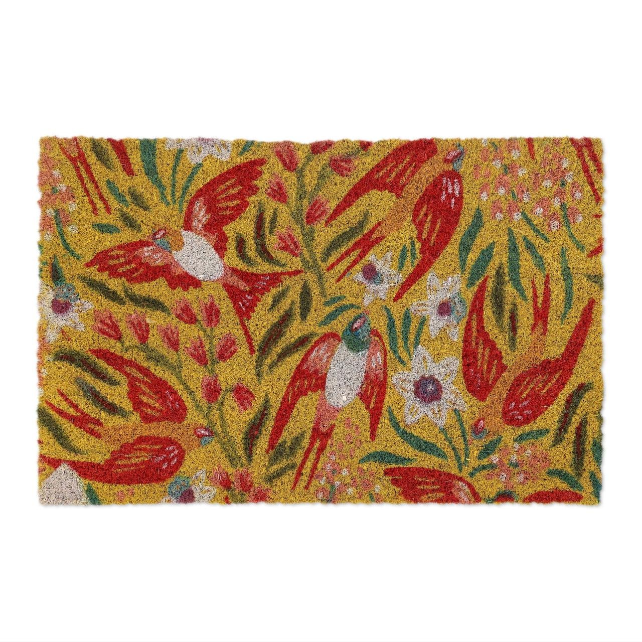 Коврик под дверь Ласточки кокосовое волокно 60x40 см (19744412)