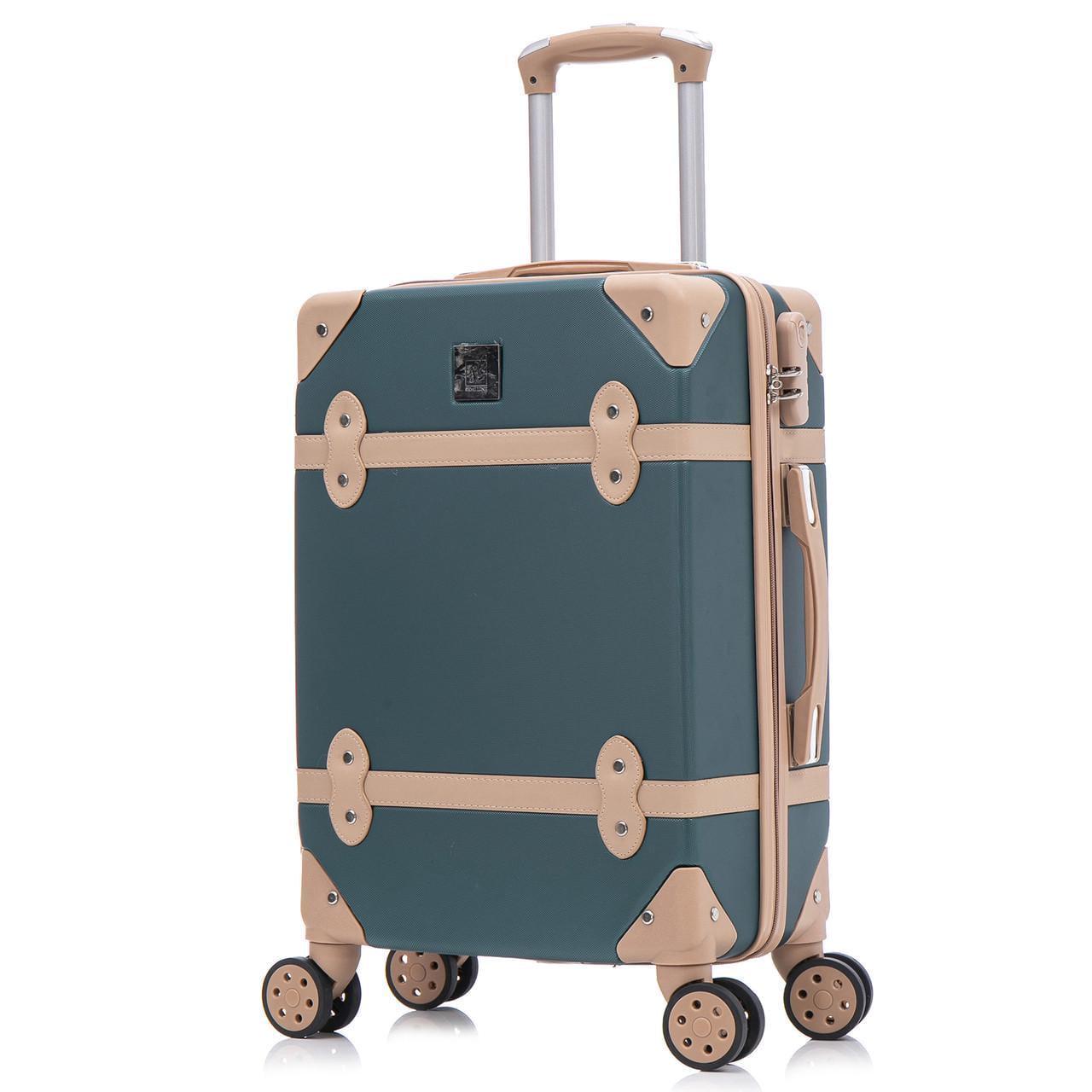 Чемодан SEMI LINE 20" S Green-Navy (T5838-2)