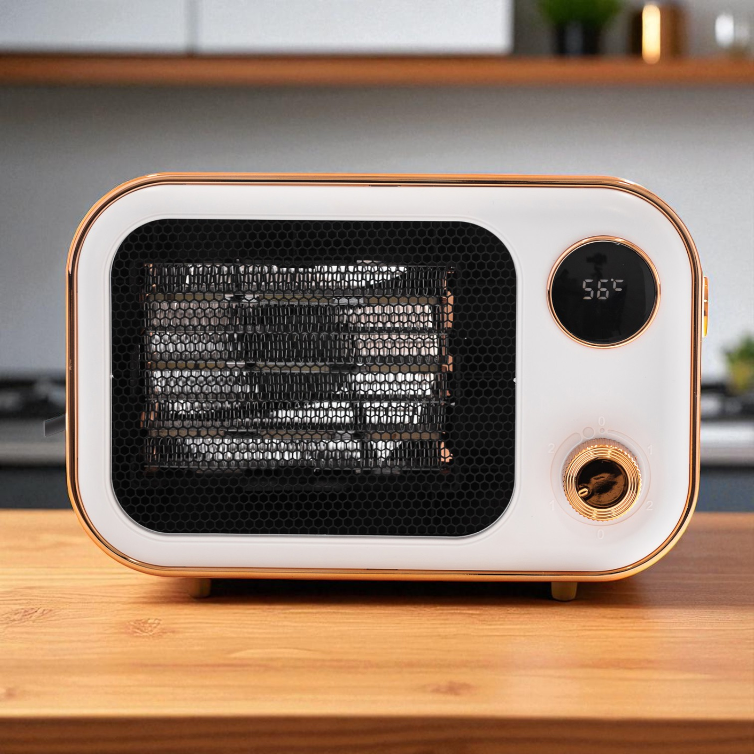 Тепловентилятор керамічний для дому електричний 1200 Вт Білий (HPAQL039W) - фото 3