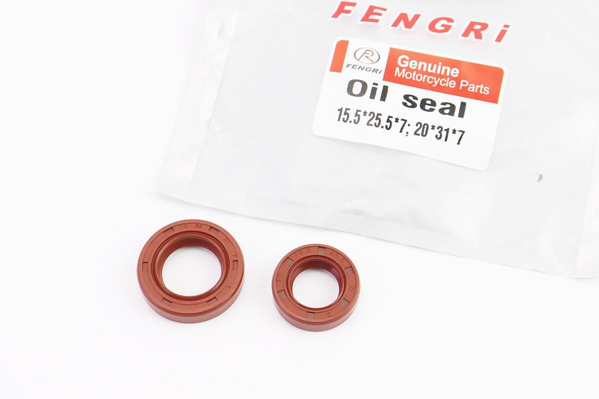 Сальники коленвала Honda DIO AF27/34 2 шт. 15,5x25,5x7 мм/20x31x7 мм (352250)