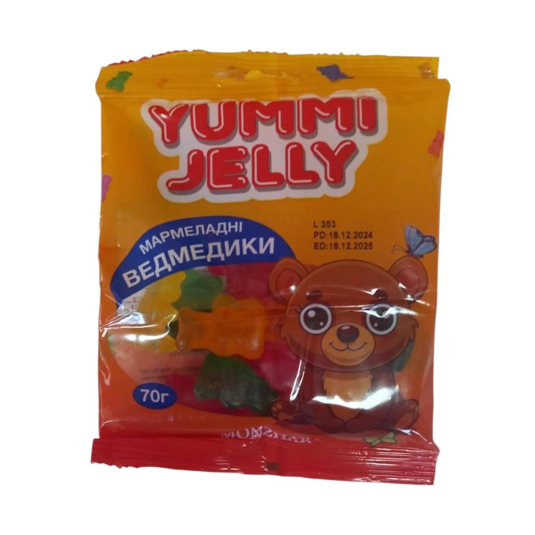 Мармелад жевательный Monzhar Yummi Jelly Медвежата 70 г (00000006344)