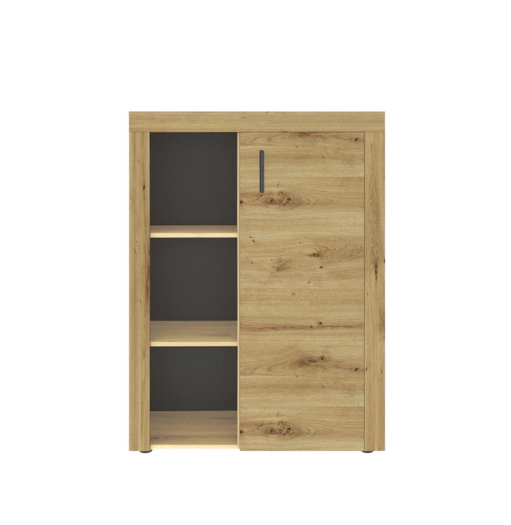 Пенал у вітальню Sokme Фокус 869х338х1176 мм Дуб артізан (28437886) Пенал у вітальню Sokme Фокус 869х338х1176 мм Дуб артізан (28437886)