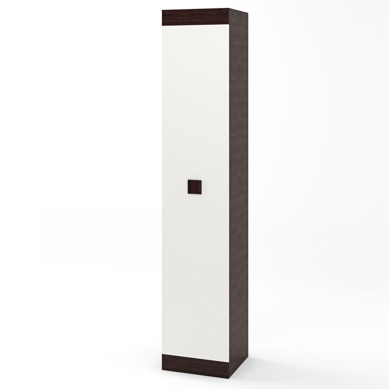 Шкаф-пенал закрыт Еверест Соната Венге темный/Белый (DTM-2277)