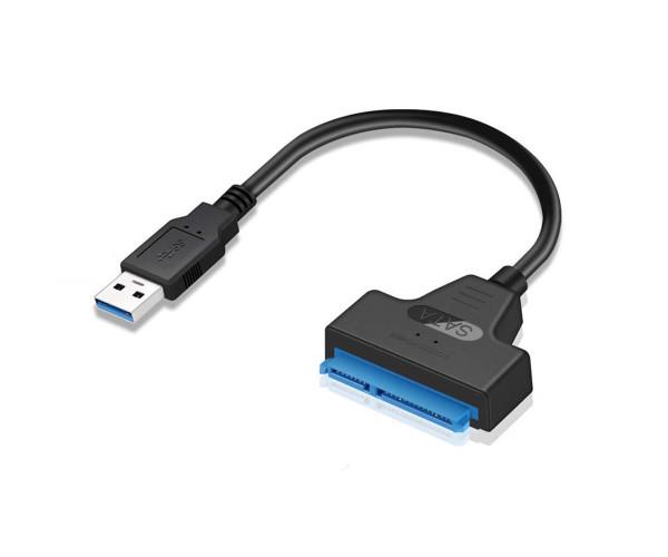 Переходник USB 3,0 to Sata 2 для жесткого диска SSD HDD 2,5 дюйма Black - фото 2
