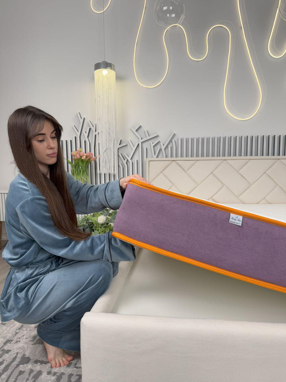 Матрац ортопедичний Family Sleep Lilas Flowers 80x190 см (19338) - фото 8 Матрац ортопедичний Family Sleep Lilas Flowers 80x190 см (19338) - фото 8