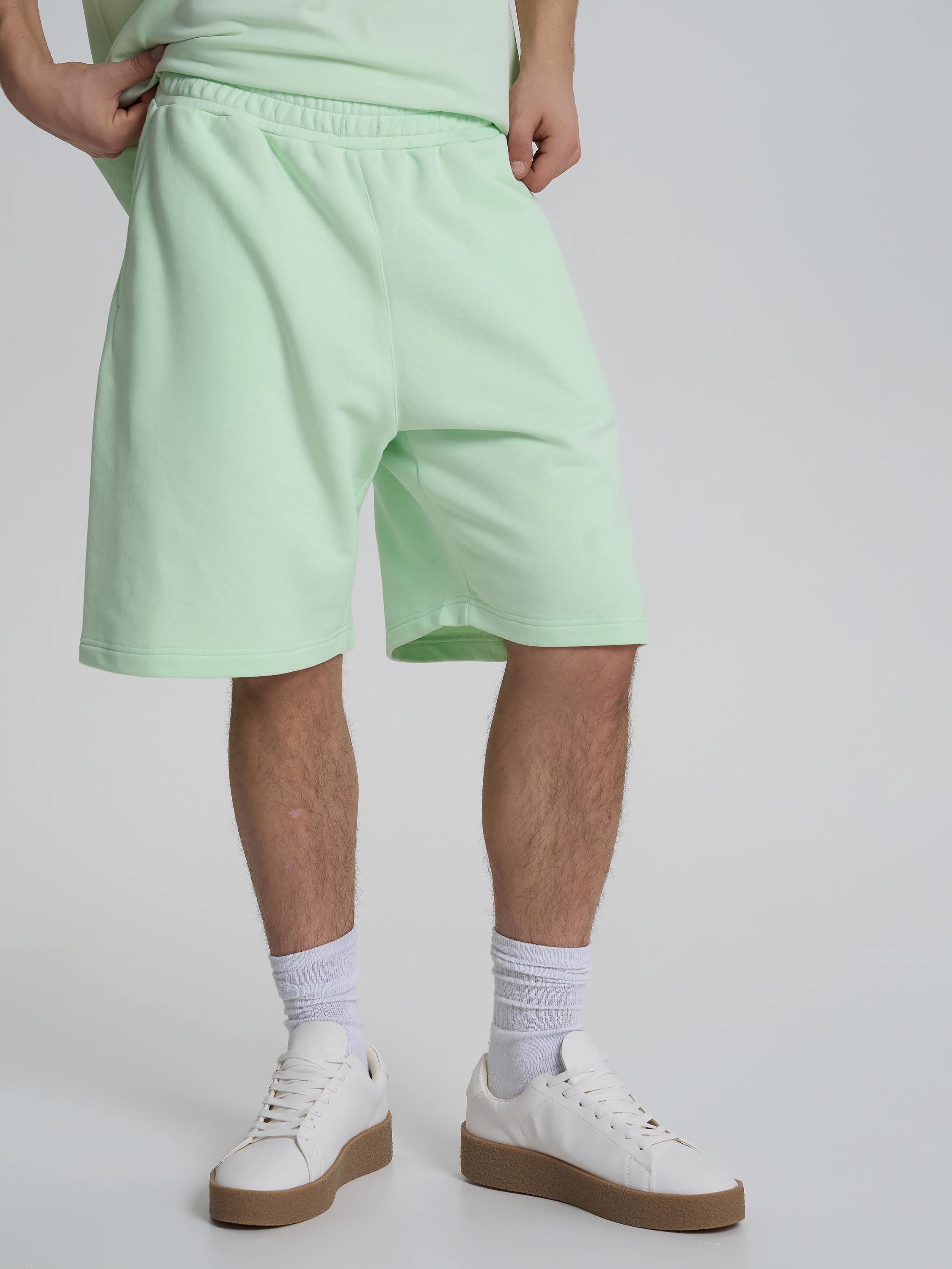 Шорты мужские плотные ROZA 240625 XL Светло-зеленый (4824005726361)