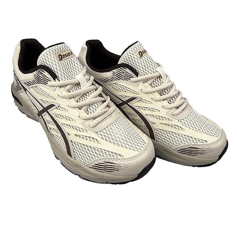 Кроссовки мужские сетка 103303-3 p. 42 27 см Бело-коричневый