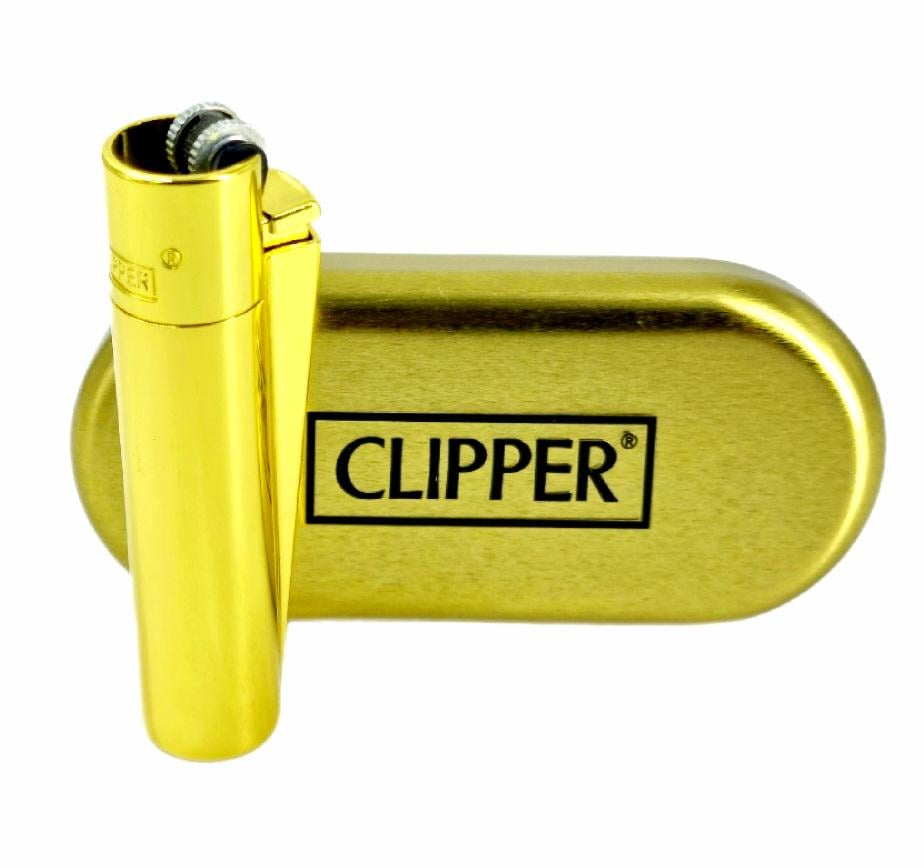 Зажигалка металлическая Clipper Gold (12195473)