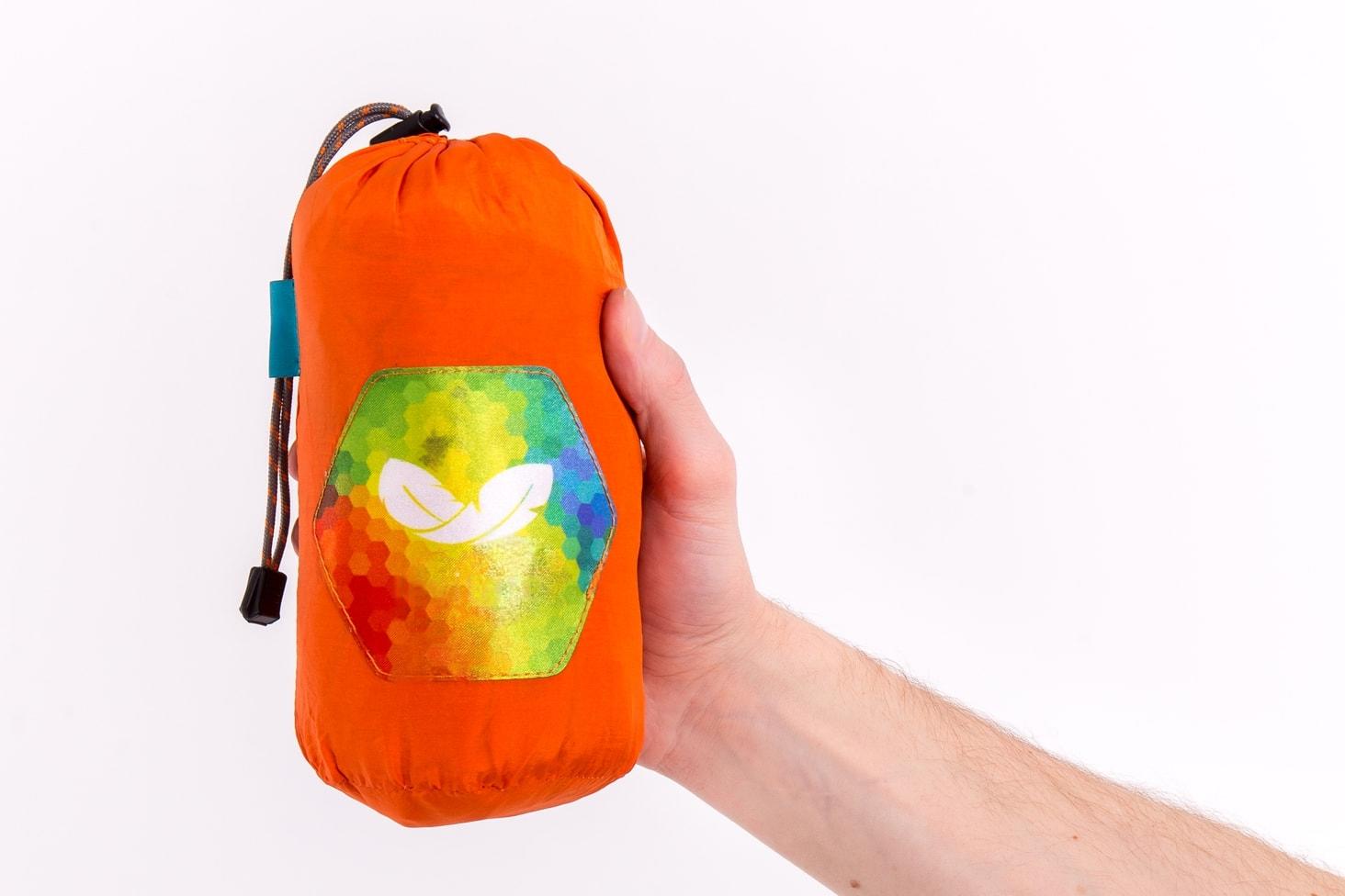 Гамак подвесной двухместный/туристический Air с чехлом и креплениями 300х140 на 200 кг Оранжевый - фото 8 Гамак подвесной двухместный/туристический Air с чехлом и креплениями 300х140 на 200 кг Оранжевый - фото 8