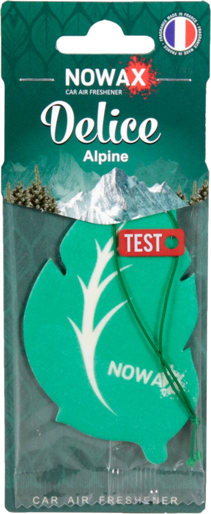 Ароматизатор для авто Nowax Delice Alpine на зеркало сухой (0308676)